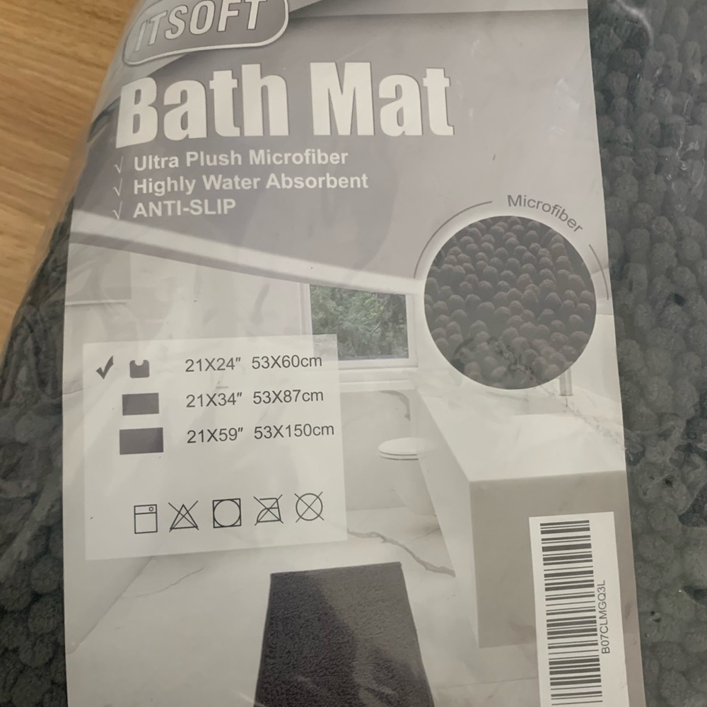 Gray Bath Mat